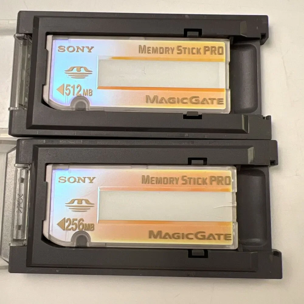 Genuine Sony 512 MB AND 256 MD Memory Sticks PRO MagicGate